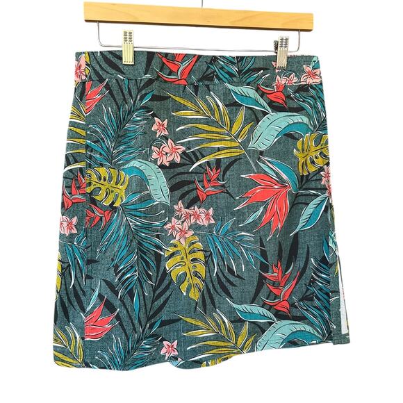 Rip Skirt Women's Hawaii Birds of Paradise Wrap Skirt Length 1 Size Medium - Picture 2 of 4